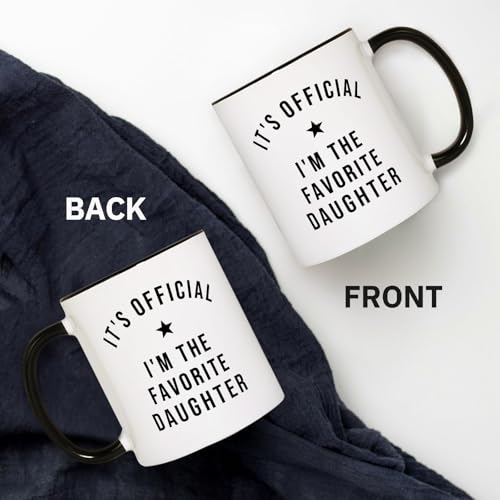 Mothers Day Gifts for Daughter from Mom Dad | Ceramic Coffee Mug | 11 OZ