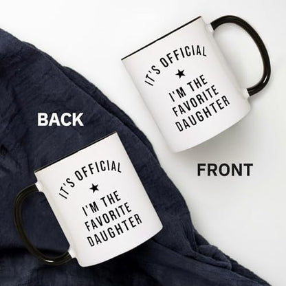 Mothers Day Gifts for Daughter from Mom Dad | Ceramic Coffee Mug | 11 OZ
