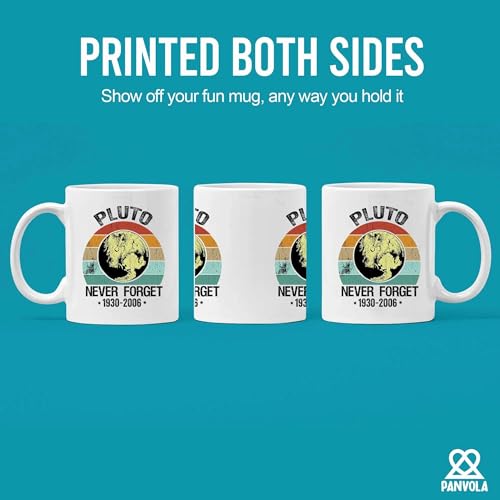 Never Forget Pluto Science Gifts Retro | Ceramic Coffee Mug | 11 OZ
