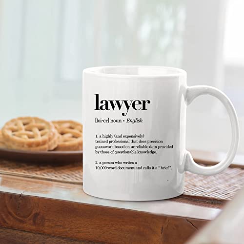 Lawyer Definition Gifts Law Student Graduation | Ceramic Coffee Mug | 11 OZ