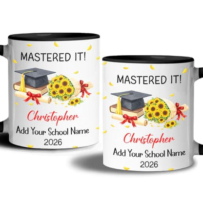 Personalized Mastered It Accent with Name | Customised Coffee Mug | 11 OZ