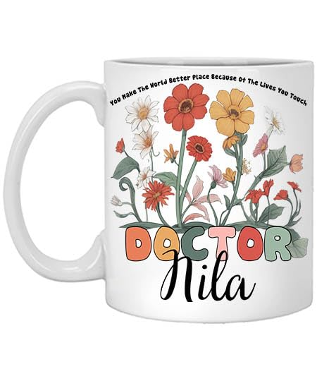 Doctor Personalized Nila Gifts for Doctors | Customised Coffee Mug | 11 OZ