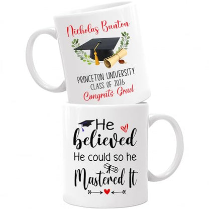 He Believed Could So Mastered It Gifts | Customised Coffee Mug | 11 OZ