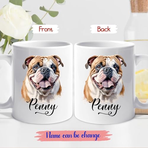 English Bulldog Personalized Breed Accent | Customised Coffee Mug | 11 OZ