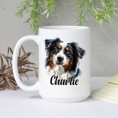 Personalized Australian Shepherd Gift For | Customised Coffee Mug | 11 OZ