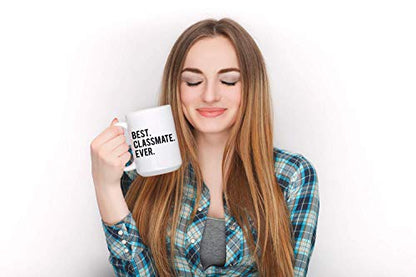 Best Classmate Ever-Gifts for Students Friend | Ceramic Coffee Mug | 11 OZ