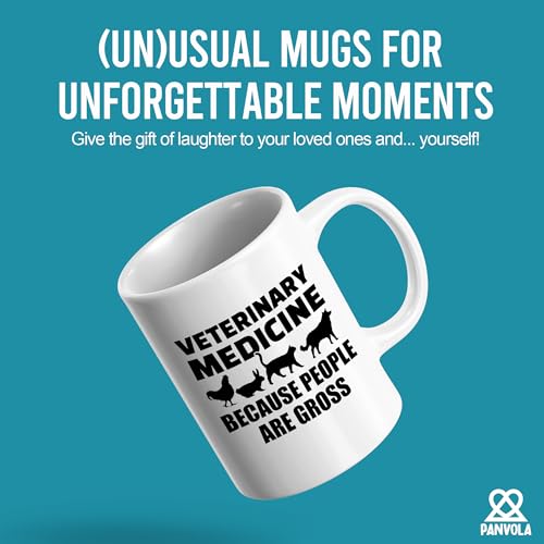Veterinary Medicine Because People Are Gross | Ceramic Coffee Mug | 11 OZ