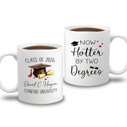 Now Hotter By Two Degree Personalized Funny | Customised Coffee Mug | 11 OZ
