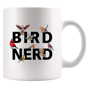 Bird Nerd Lover Gifts For Women Men | Ceramic Coffee Mug | 11 OZ