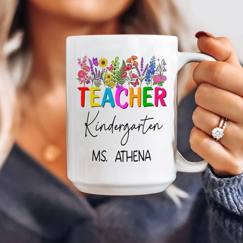 Personalized Teacher Kindergarten Gift For | Customised Coffee Mug | 11 OZ