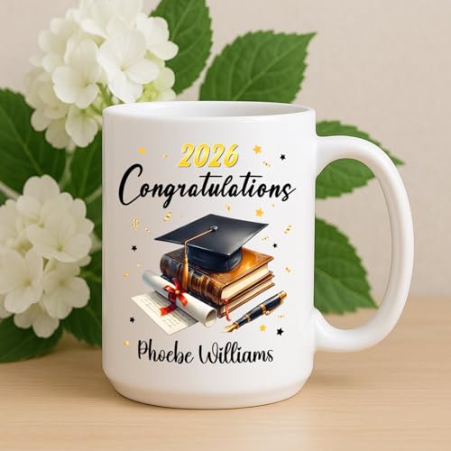 Customized Year Name Degree Graduate Unique | Customised Coffee Mug | 11 OZ