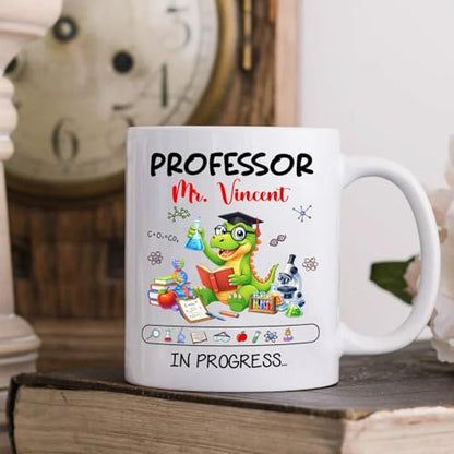 Personalized Cute Dinosaur Science Gift For | Customised Coffee Mug | 11 OZ