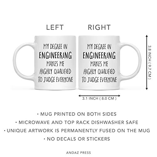 Graduation Gift My Degree in Engineering Makes | Ceramic Coffee Mug | 11 OZ