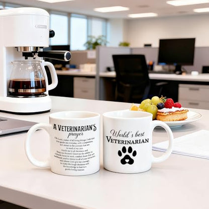 World s Best Veterinarian Vet Prayer Ceramics | Ceramic Coffee Mug | 11 OZ