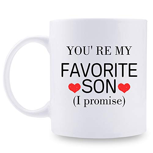 aiyaya Funny Gifts for Son from Mom You are My | Ceramic Coffee Mug | 11 OZ