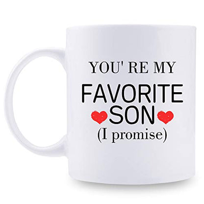 aiyaya Funny Gifts for Son from Mom You are My | Ceramic Coffee Mug | 11 OZ