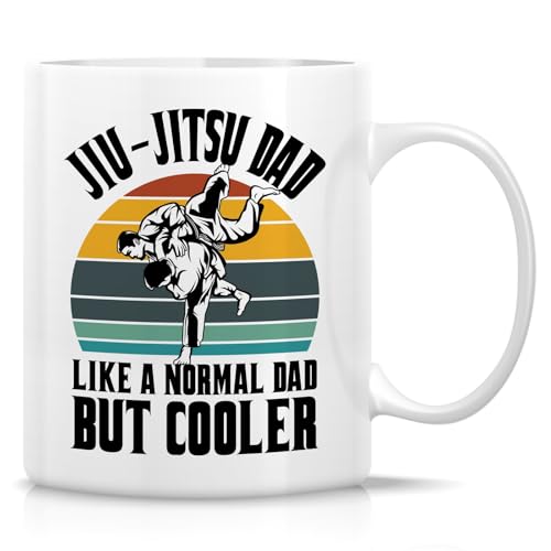 Funny Jiu-Jitsu Dad Humorous Gift for BJJ | Ceramic Coffee Mug | 11 OZ
