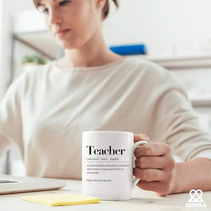 Teacher Definition Gifts Appreciation from | Ceramic Coffee Mug | 11 OZ