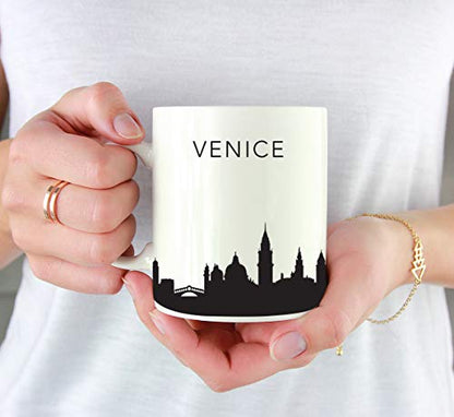 Tourist Travel Souvenir Gift Venice Italy | Ceramic Coffee Mug | 11 OZ