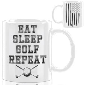 Golf Gifts for Men Golfers with Handle Novelty | Ceramic Coffee Mug | 11 OZ