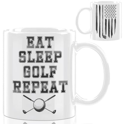 Golf Gifts for Men Golfers with Handle Novelty | Ceramic Coffee Mug | 11 OZ