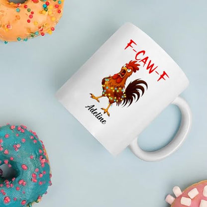 Personalized Chickens Pun Sarcastic Funny | Customised Coffee Mug | 11 OZ