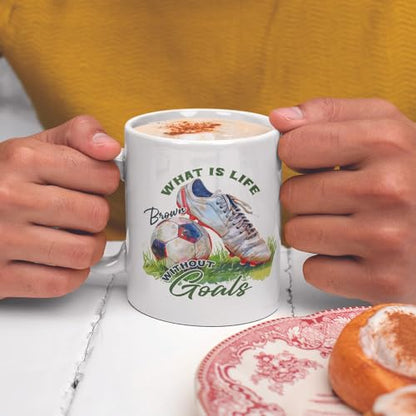 What Is Life Without Goals Customized Name | Customised Coffee Mug | 11 OZ
