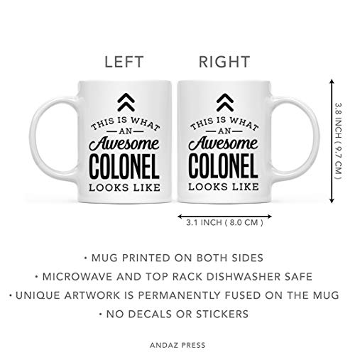 Thank You Gift This is What an Awesome Colonel | Ceramic Coffee Mug | 11 OZ