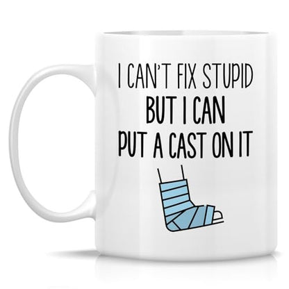 Funny Orthopedist or Sarcastic Gift for | Ceramic Coffee Mug | 11 OZ
