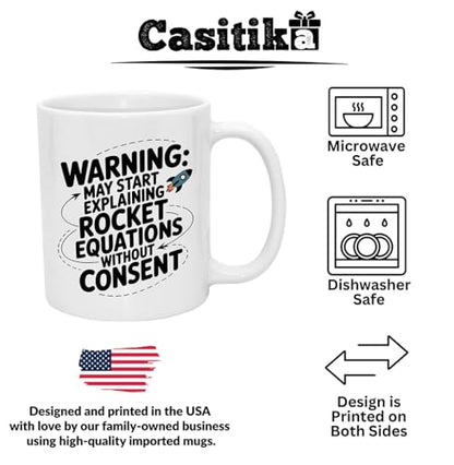 Aerospace Engineering Gifts Funny Rocket | Ceramic Coffee Mug | 11 OZ