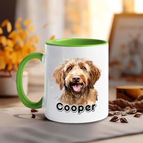 Brown Labradoodles Personalized Labradoodle | Customised Coffee Mug | 11 OZ