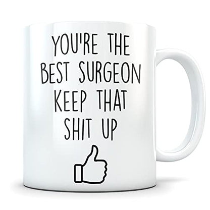 Surgeon gift appreciation graduation future | Ceramic Coffee Mug | 11 OZ