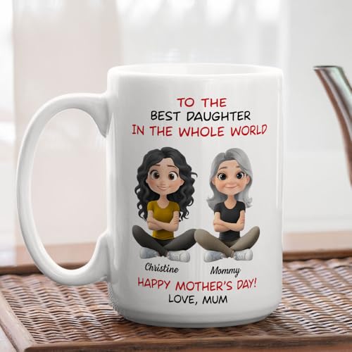 Wrappiness To My Daughter Personalized | Customised Coffee Mug | 11 OZ