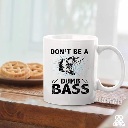 Don t Be A Dumb Bass Fishing Gifts For Men | Ceramic Coffee Mug | 11 OZ