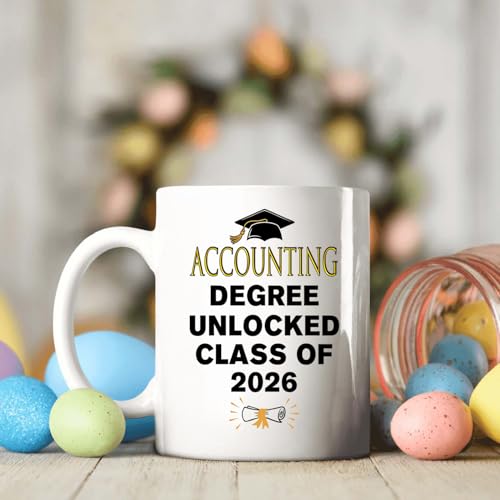 Accounting Degree Unlocked Class of 2026 | Ceramic Coffee Mug | 11 OZ