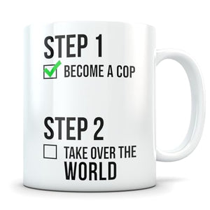 Cop graduation gifts future new police academy | Ceramic Coffee Mug | 11 OZ