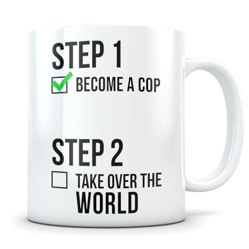 Cop graduation gifts future new police academy | Ceramic Coffee Mug | 11 OZ