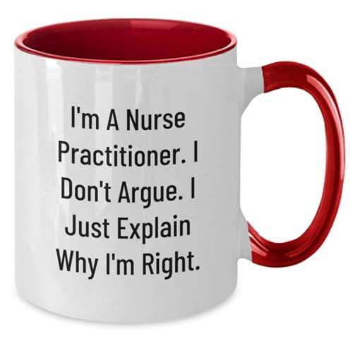 Funny Nurse Practitioner Gifts from Friends | Ceramic Coffee Mug | 11 OZ