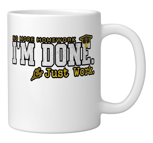 Electrician Graduation I m Done Trade School | Ceramic Coffee Mug | 11 OZ