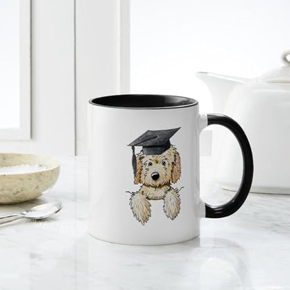 Graduation Pkt Doodle | Ceramic Coffee Mug | 11 OZ
