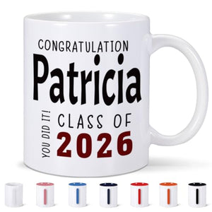 Personalized Graduation Gifts for Her Funny | Customised Coffee Mug | 11 OZ