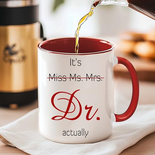 Gift For Phd Dr Gifts Its Actually Graduation | Ceramic Coffee Mug | 11 OZ