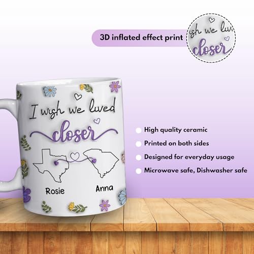 Wrappiness Personalized I Wish We Lived | Customised Coffee Mug | 11 OZ