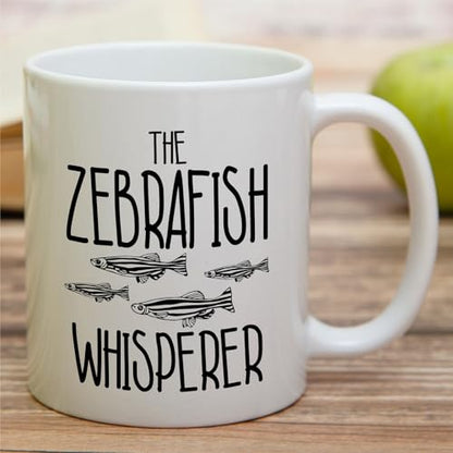 Funny Zebrafish Lover Whisperer Hilarious Gift | Ceramic Coffee Mug | 11 OZ