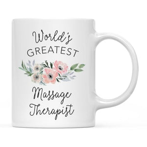 Gift for Women World s Greatest Massage | Ceramic Coffee Mug | 11 OZ
