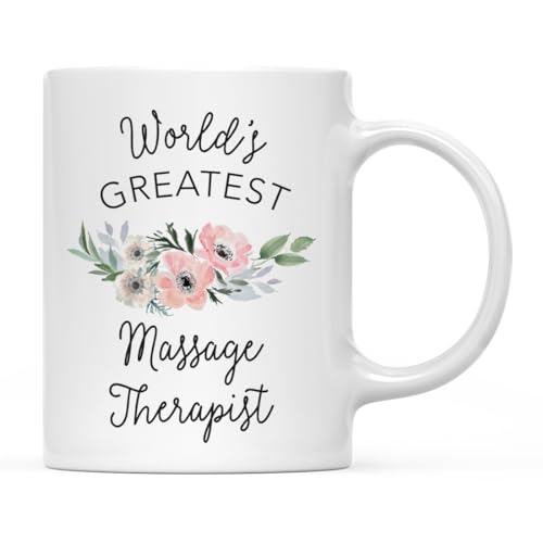 Gift for Women World s Greatest Massage | Ceramic Coffee Mug | 11 OZ