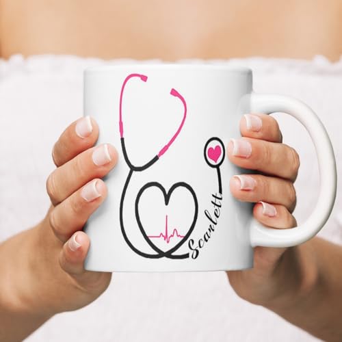 Custom Nurse Gifts for Women RN | Customised Coffee Mug | 11 OZ