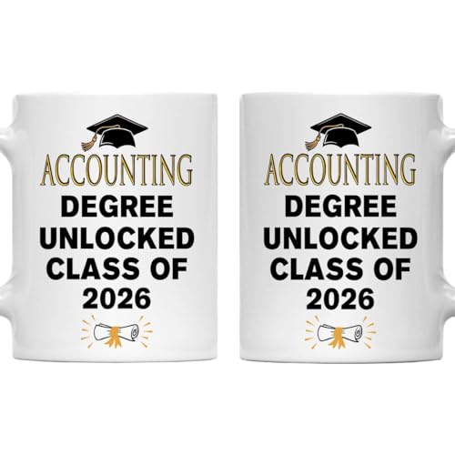 Accounting Degree Unlocked Class of 2026 | Ceramic Coffee Mug | 11 OZ