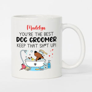 Personalized Dog Groomer Gift Custom Name | Customised Coffee Mug | 11 OZ