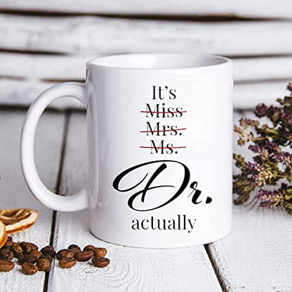 Shqiueos Funny Doctor Gifts for Women It s Dr | Ceramic Coffee Mug | 11 OZ